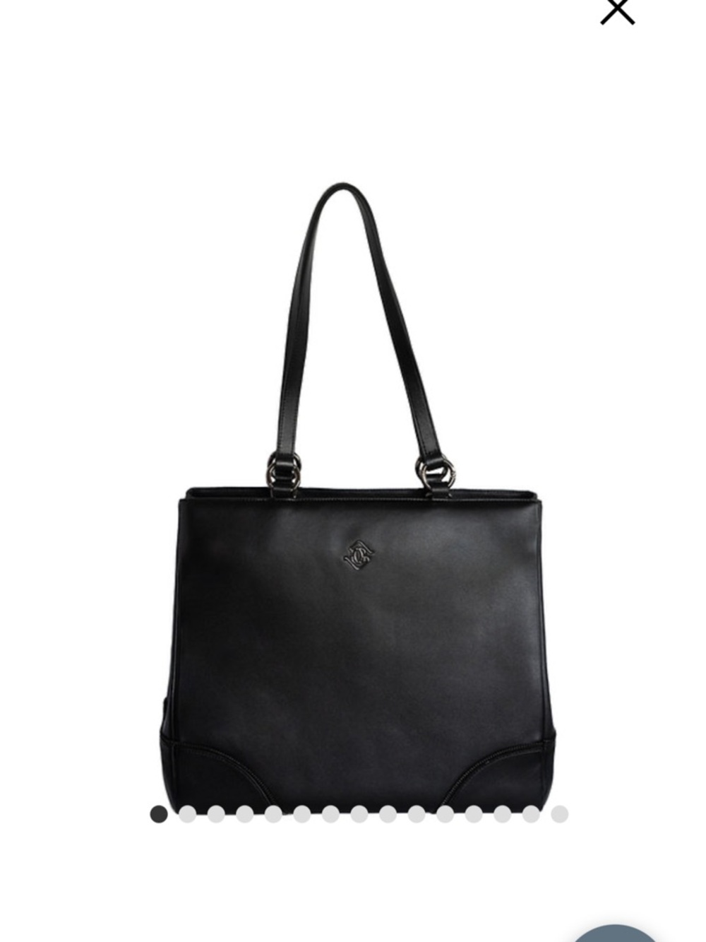 Glass & Ladder Co. black Michelle Renee tote bag